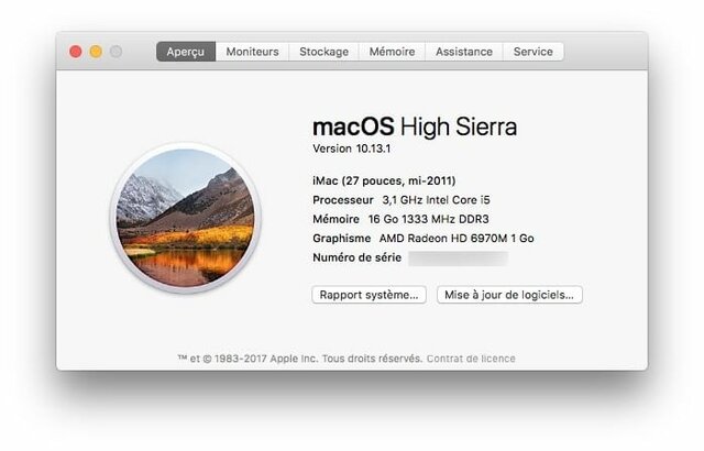 MacOS High Sierra 10.13