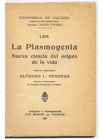 Publicacion de obras de Alfonso L. Herrera