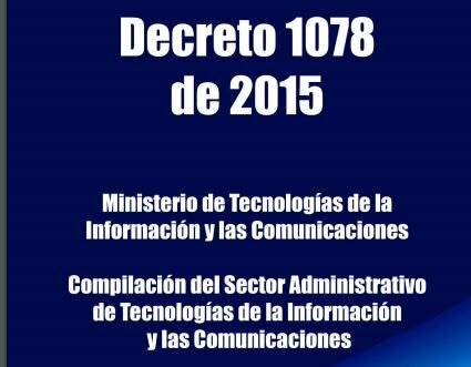 DECRETO 1078