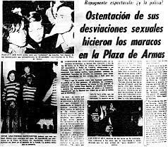 Lucha de las locas en Plaza de Armas