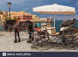 Llegada de los carruajes