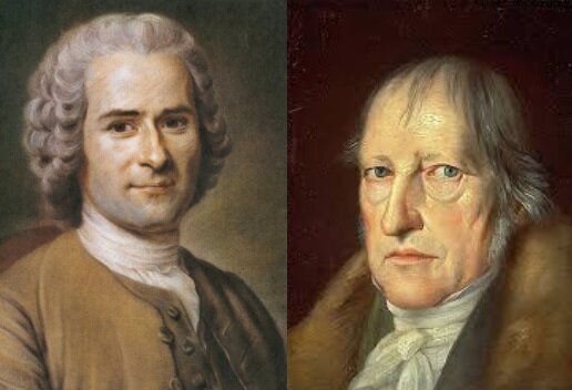 ROUSSEAU, HEGEL y BURKE