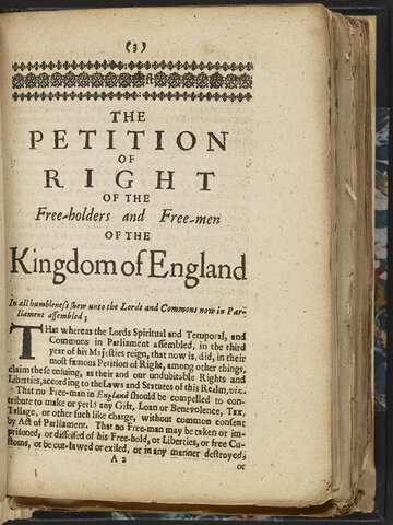 Inglaterra primera Declaracion de Derechos