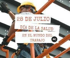 Dia de la salud en el trabajo, en el mundo. Resolución 166.
