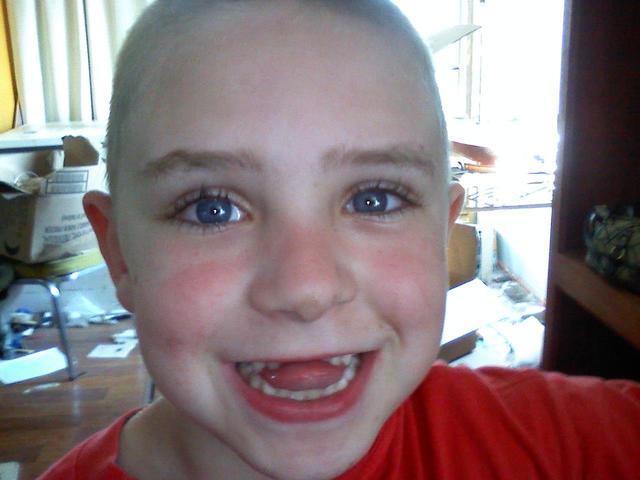 "all i want for christmas is my 2 front teethe!"