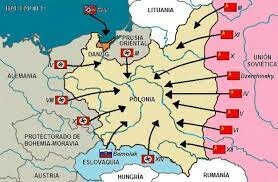 LAS FUERZAS ALEMANAS INVADEN POLONIA
