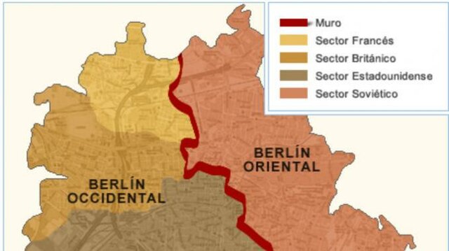El Muro de Berlín, ícono de la Guerra Fría