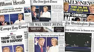 Las fotografias en los diarios de Estados Unidos