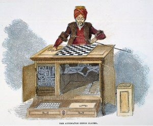 Aparece el autómata ajedrecista "El Turco"