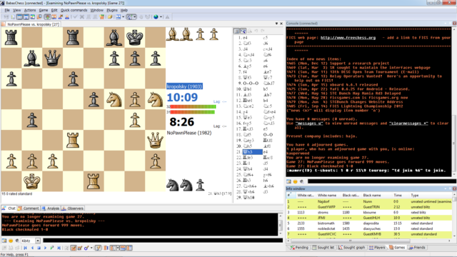 Internet Chess Server