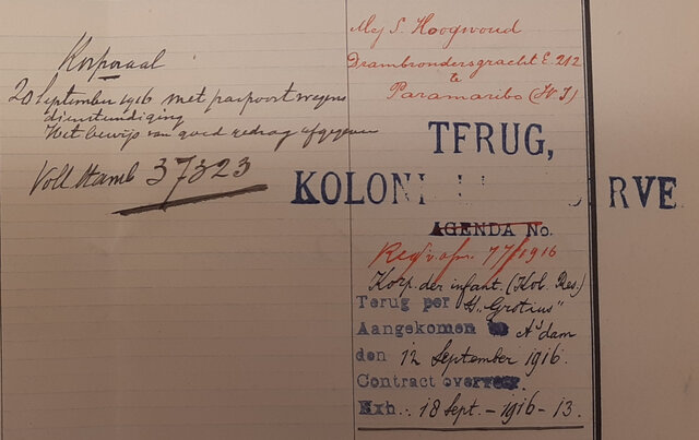 R.S. Hoogwoud - aankomst Amsterdam