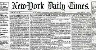 Nacimiento del New York Times