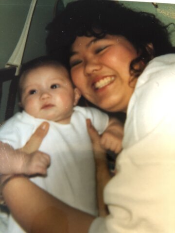 Birth of my first niece and godchild, Kaitlyn