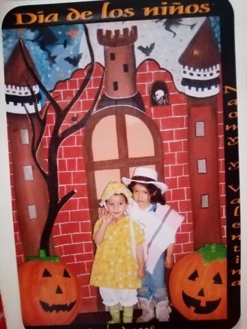 día de los niños con mi prima