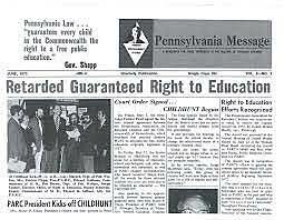 Pennsylvania Association for Retarded Children v. The Commonwealth of Pennsylvania