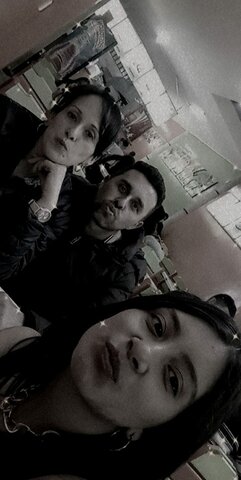 haciendo mercado con la familia