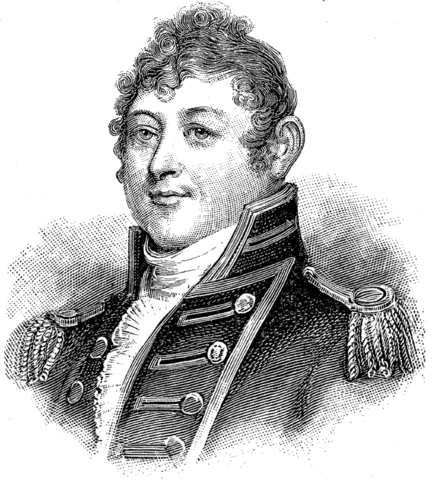 General William Hull enters Canada