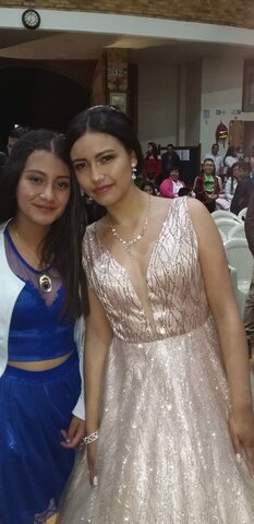 en los 15 de mi prima