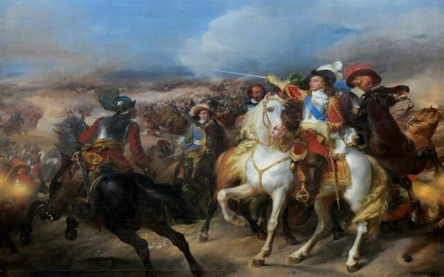 La guerre de Trente Ans prend fin avec la paix avantageuse de Westphalie.