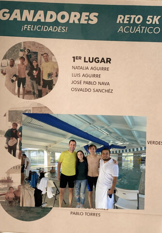 Ganadora de Competencias de Natación