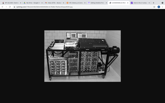 The first digital computer