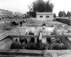 Primer sistema de alcantarillado en Hamburgo