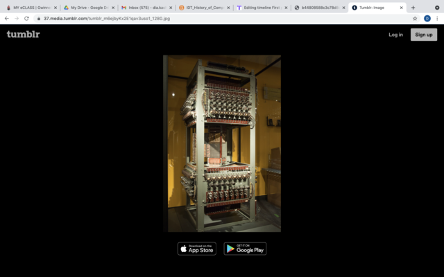 The first computer with RAM