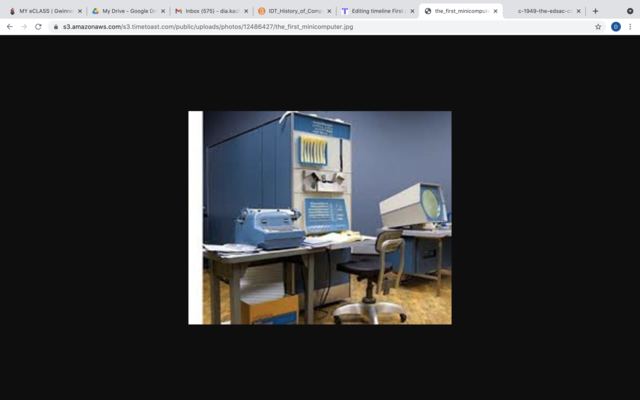 The first minicomputer