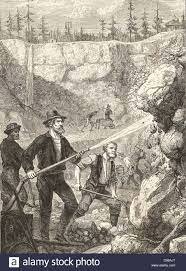 Excavación de oro por chorros de agua a presión