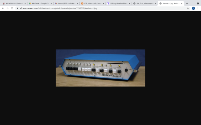 The first personal computer