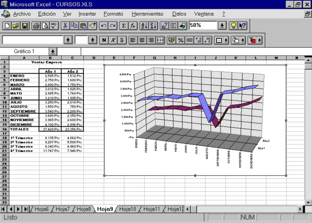 Microsoft Excel 8.0