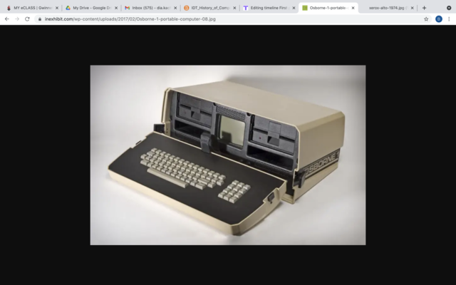 The first laptop or portable computer (Part 2)