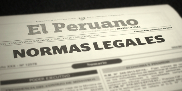 Perú.(La ley 29.733).