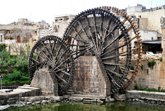 La rueda hidráulica o “noria” es inventada por Filón de Bizancio en el siglo III a.C.