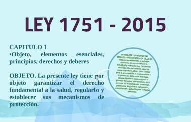 Ley 1751 de 2015 CUPS