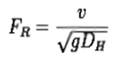 Número de Froude.