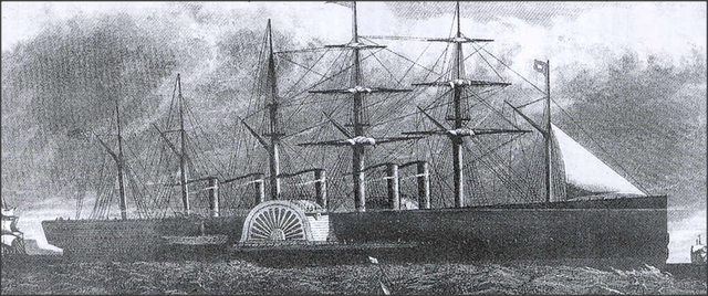 Primer barco de sistemas hidráulicos.