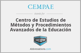CEMPAE (Centro para el Estudio de Medios y Procedimientos Avanzados de la Educación)
