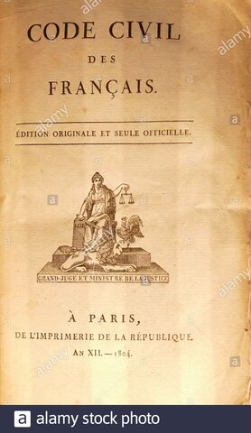 Código Napoleónico/Código Civil de Farancia