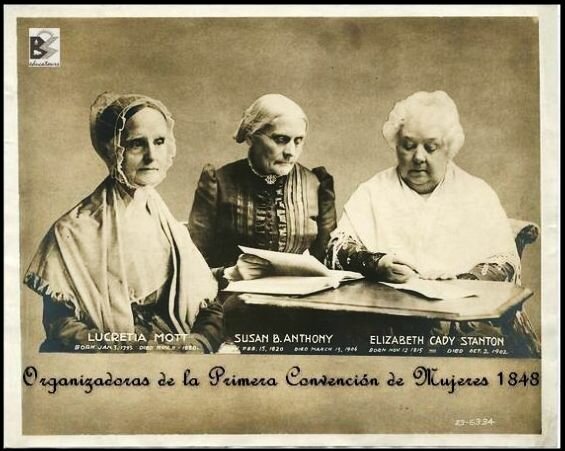 Elizabeth Cady Stanton y Lucretia Mot
