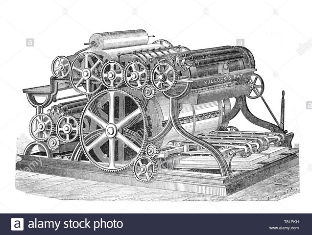 William Bullock y La Rotativa de bobinas