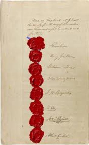 Treaty of Ghent Was Signed