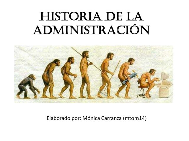 INICIOS DE LA ADMINISTRACION.