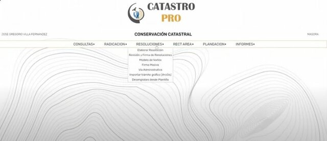Cierre de operación catastral por cambio de Software
