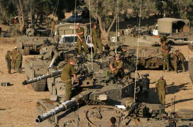 Israeli troops invade