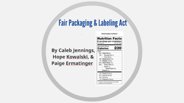Fair Packaging Labeling Act