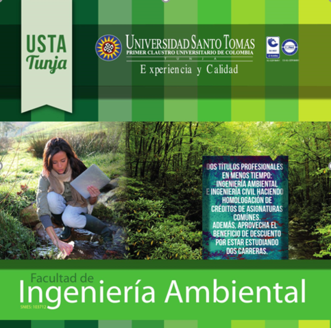 Undergraduate degree in environmental engineering at the USTA