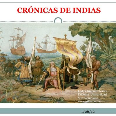 Timeline: LAS CRÓNICAS DE INDIAS