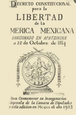 Decreto Constitucional para la libertad de la América Mexicana