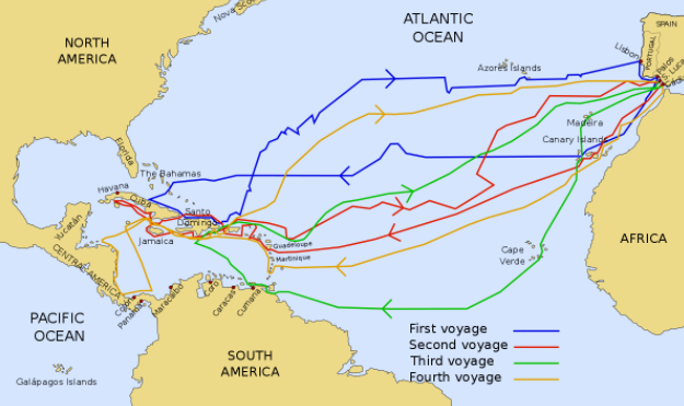 (3) Christopher Columbus - 1st Voyage
